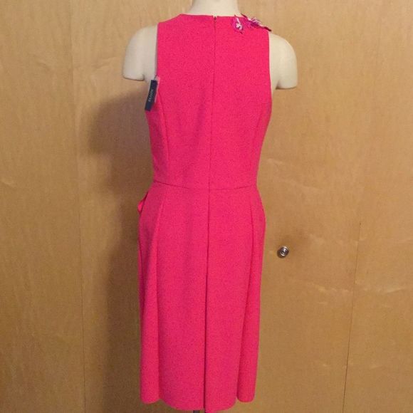 Marchesa Notte Draped Beaded Flower Embroi… - Picture 7 of 9